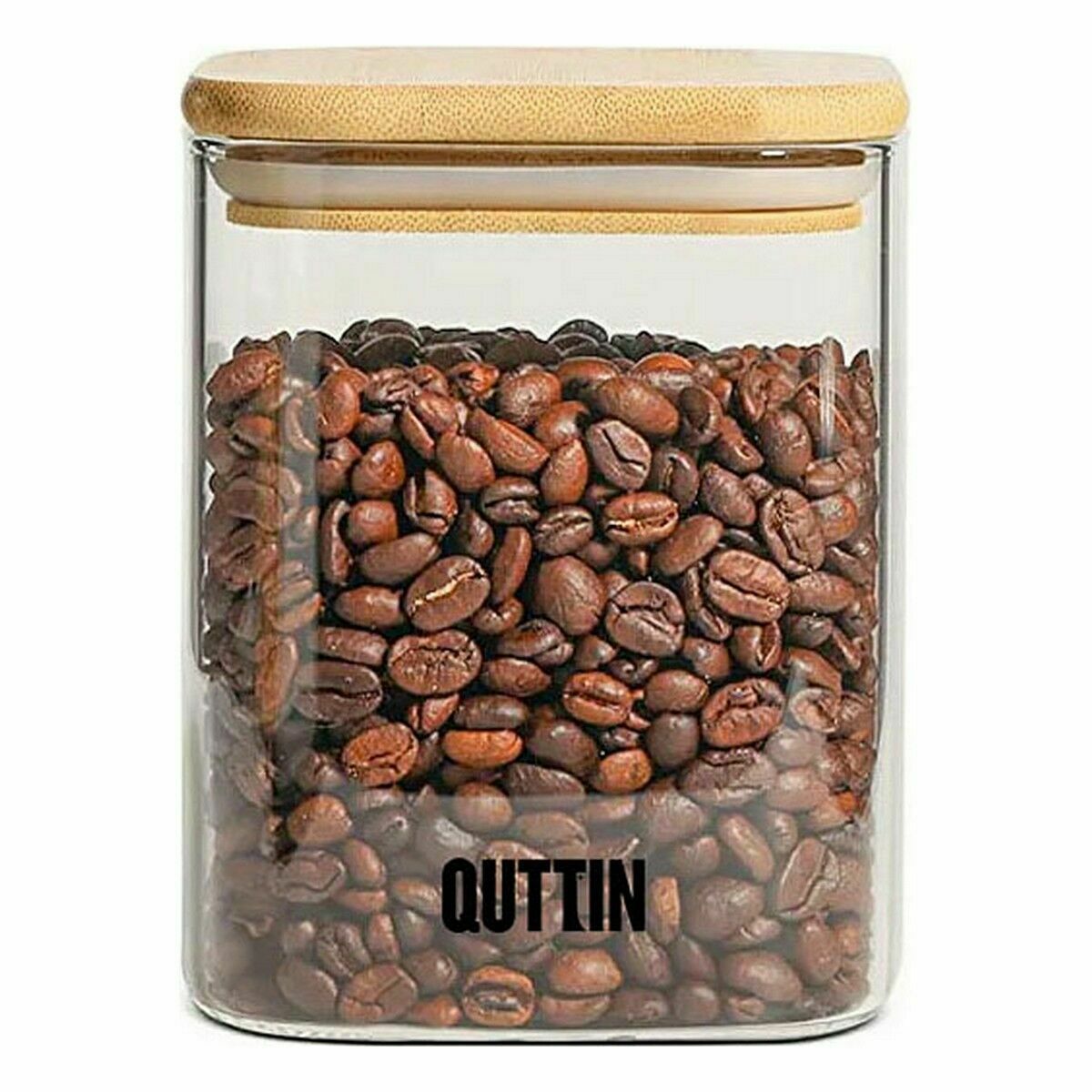 Set 12 Barattoli in Vetro Borosilicato con Coperchio in Bambù