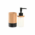 Dispenser per sapone in Bamboo-1