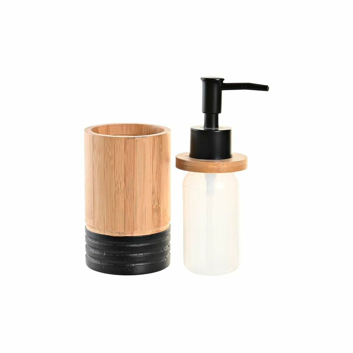 Dispenser per sapone in Bamboo-1