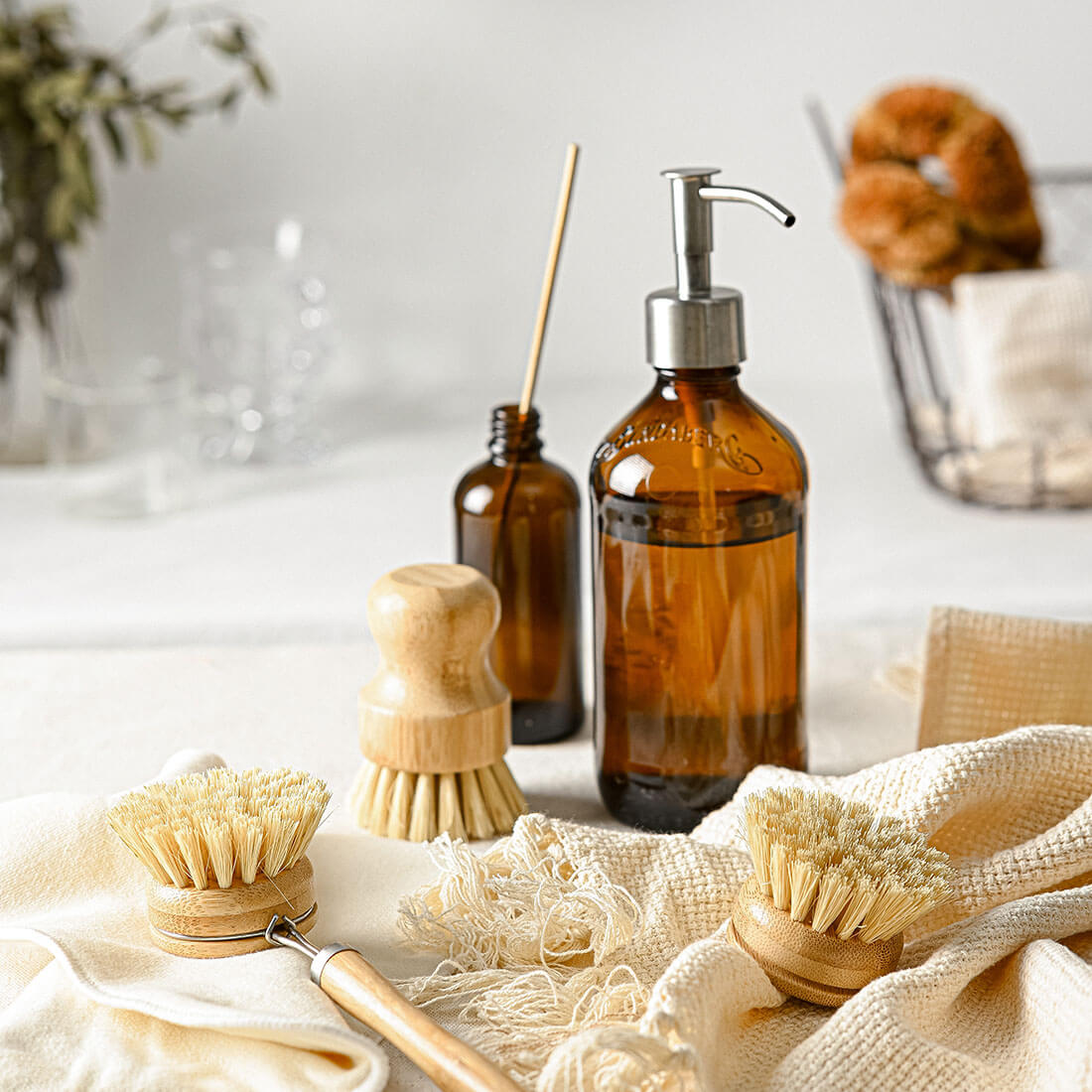 Spazzole Naturali per Piatti
